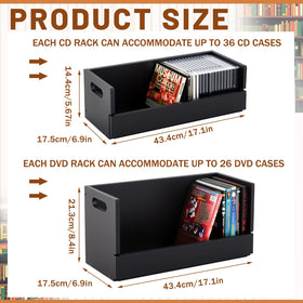 CroBlissful CD storage box with magnetic flap for easy browsing.