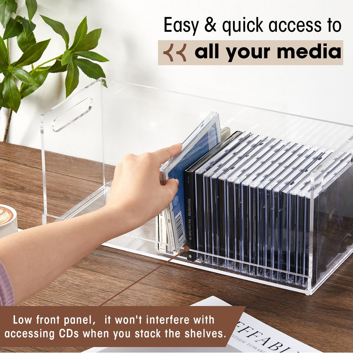 CroBlissful durable shatterproof acrylic construction keeps gloss and visibility.