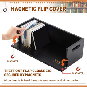 CroBlissful magnetic flap engaged keeping discs secure benefit