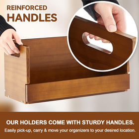 CroBlissful stacked on shelf saving space and organizing media