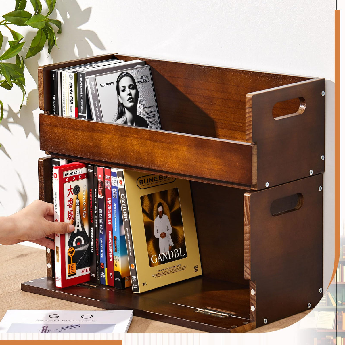 CroBlissful stacked units on shelf saving space and organizing