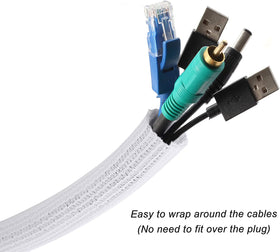 CrocSee cable management wrap around for quick organization