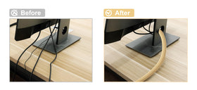 CrocSee self-wrapping sleeve simplifies installation around bundles.
