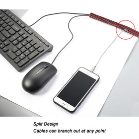 CrocSee 1/2 inch inner diameter keeps 3–4 cables neatly bundled.