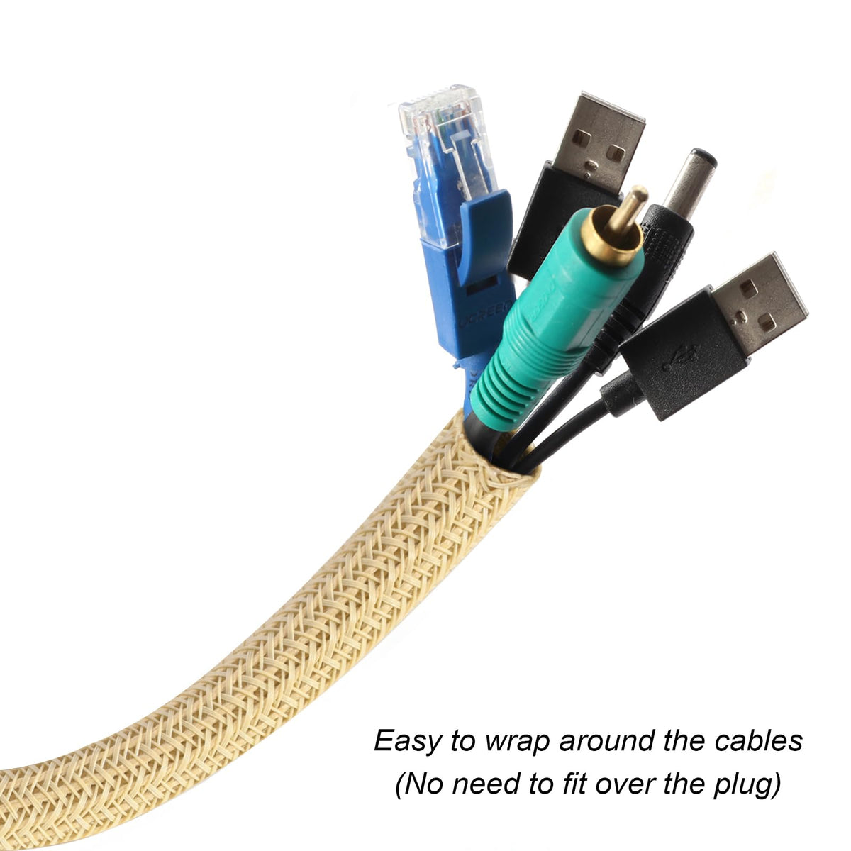 CrocSee split-wire loom design allows easy access for adding wires later.