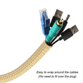 CrocSee split-wire loom design allows easy access for adding wires later.