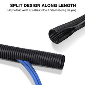 CrocSee wire loom insertion tool eases feeding wires through the split loom