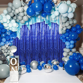 Crosize used as a photo booth backdrop with balloons offering picture-ready background benefit