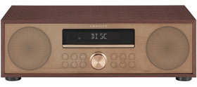 Crosley CR3501A-MA Fleetwood CD tray view showing easy disk access for your collection