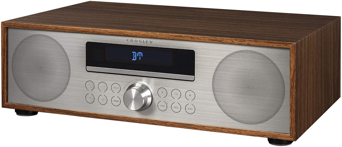 Crosley CR3501A-WA Fleetwood digital tuner; clear FM reception with built-in antenna.