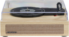 Crosley Scout streams via Bluetooth for wireless listening anywhere.