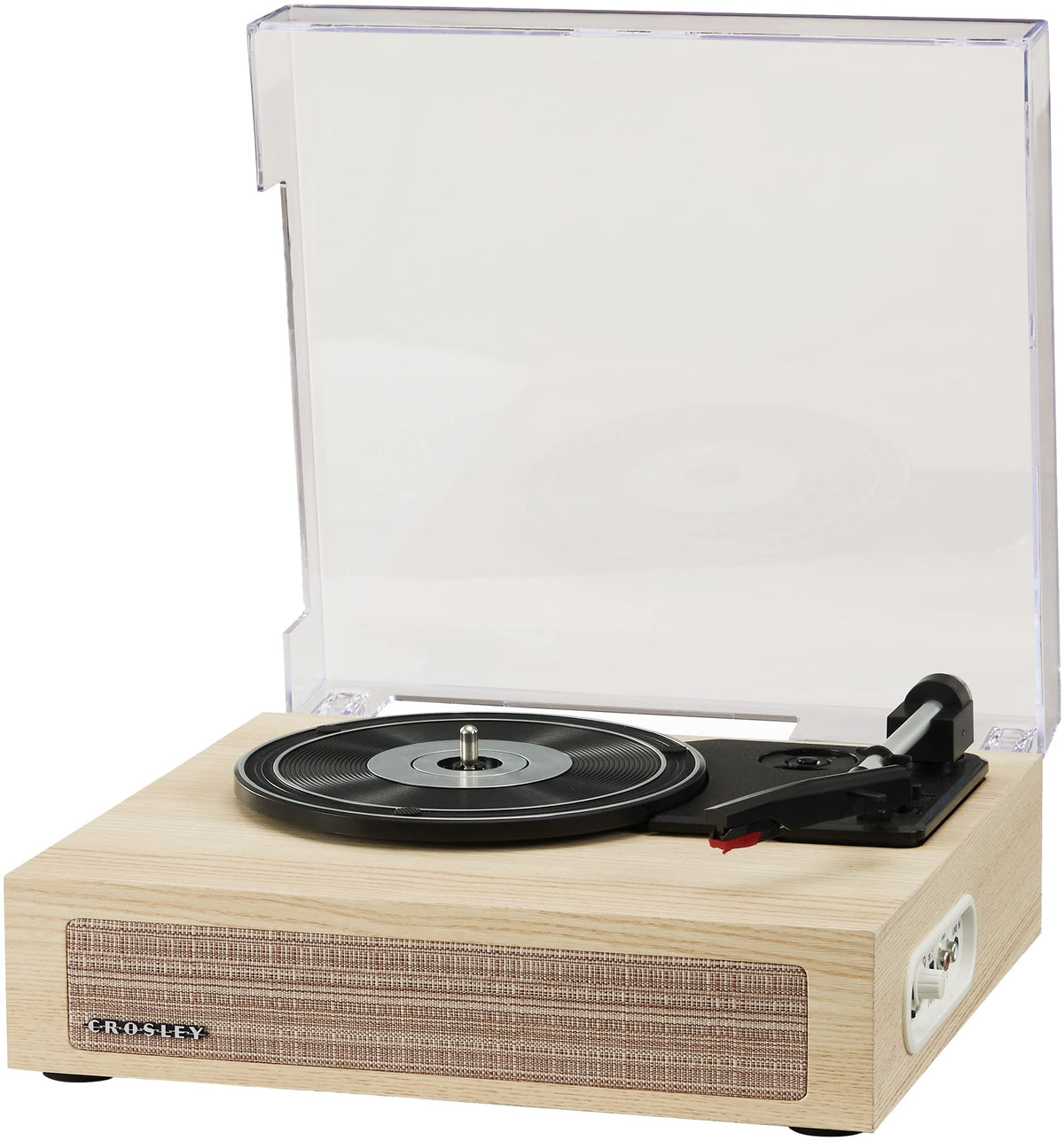 Crosley Scout natural finish adds warm vintage style to any room.