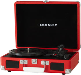 Crosley CR8005DP-RE1 Cruiser Plus built-in speakers for room-filling sound