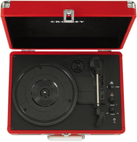 Crosley CR8005DP-RE1 Cruiser Plus red finish for vintage appeal