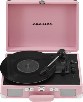 Crosley Cruiser Plus blush RCA outputs for home stereo connection