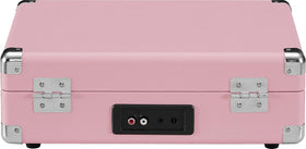 Crosley Cruiser Plus blush built-in speakers deliver full-range sound
