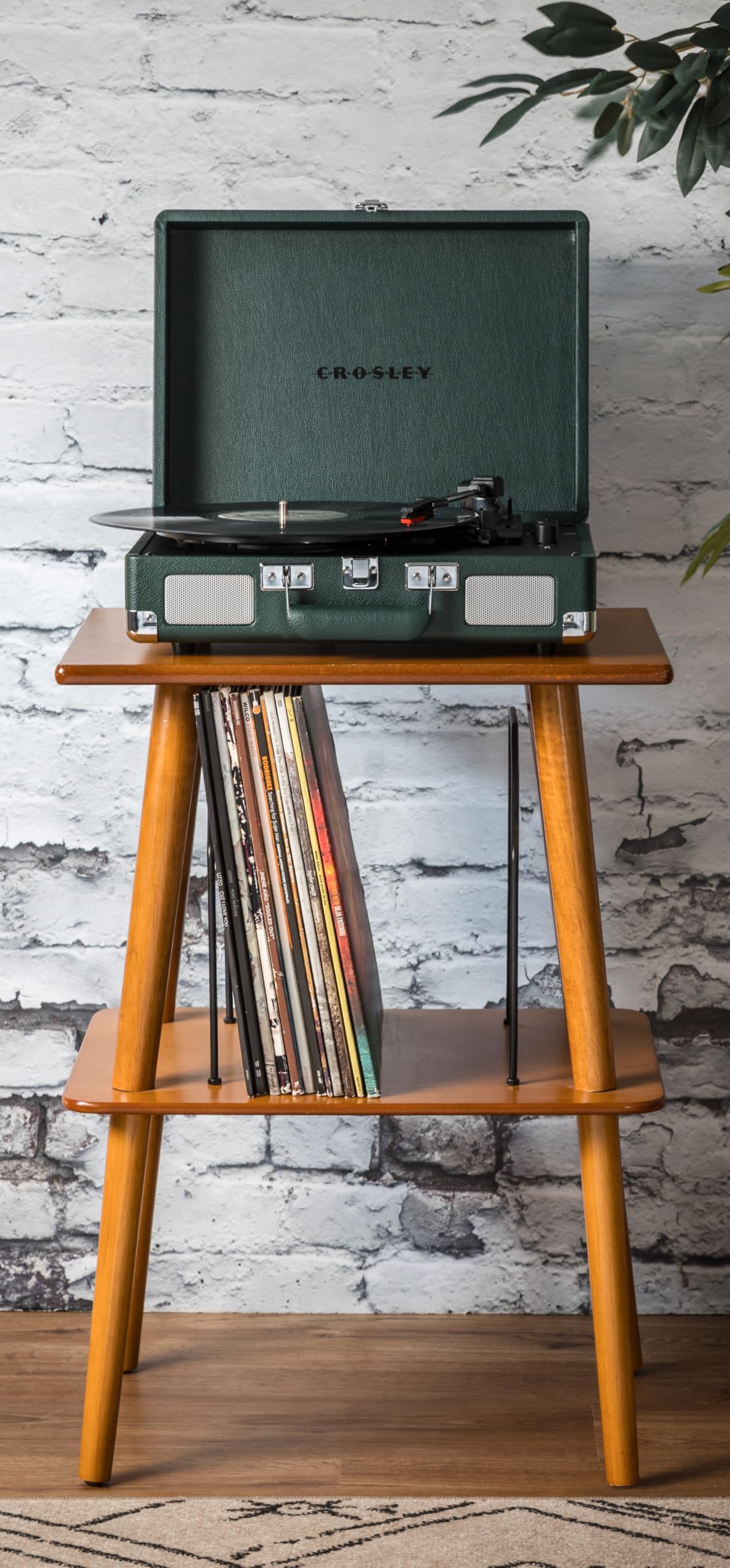 RCA output allows connection to a home stereo for richer playback.