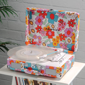Crosley Cruiser Plus headphone jack for private listening