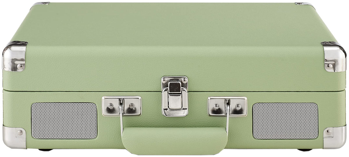 Crosley CR8005F-MT Cruiser Plus portable carry handle in use