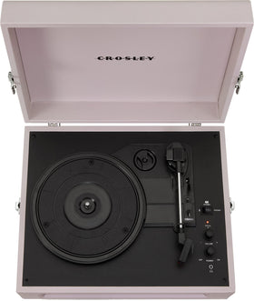 Amethyst Crosley Voyager in a lifestyle setting with retro charm