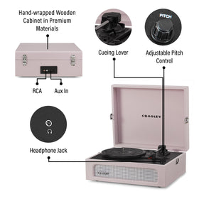 Bluetooth pairing feature on the Crosley Voyager for wireless playback
