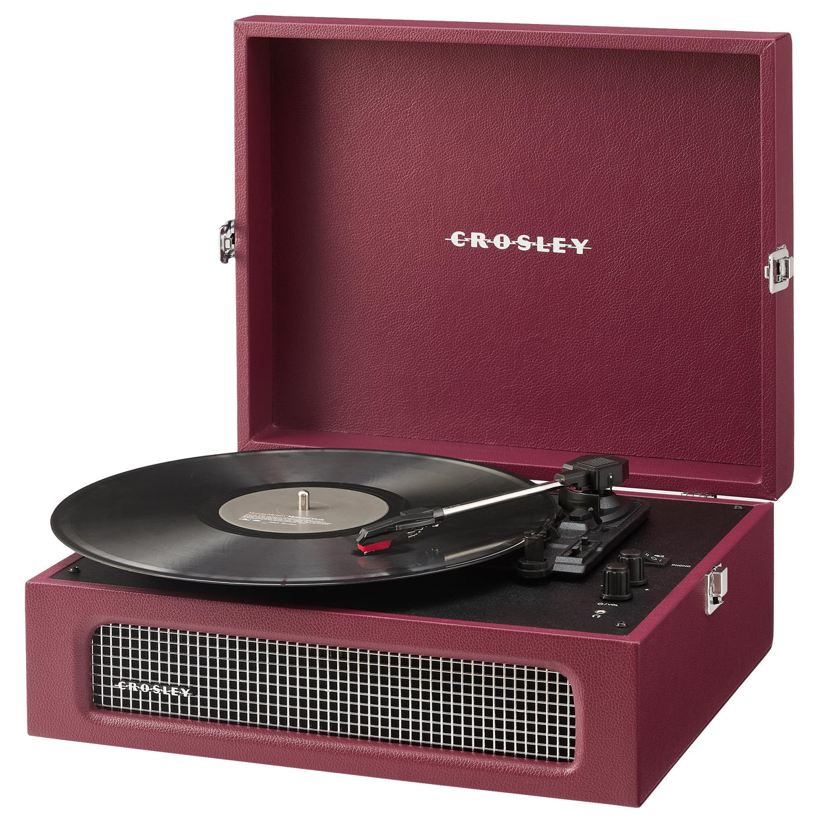 Crosley CR8017B-BU Voyager pitch control for precise playback