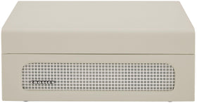 Crosley CR8017B-DU Voyager RCA output for external stereo connections.