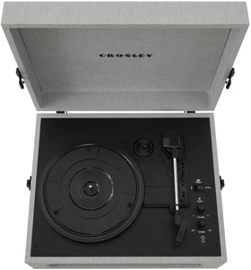 Crosley CR8017B-GY Voyager carry handle for on the go listening