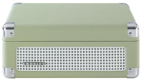 Crosley Cruiser speaker grille close-up showing textured finish and sound clarity