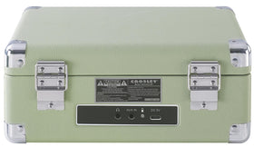 Crosley Cruiser paired with headphones showing private listening and battery operation