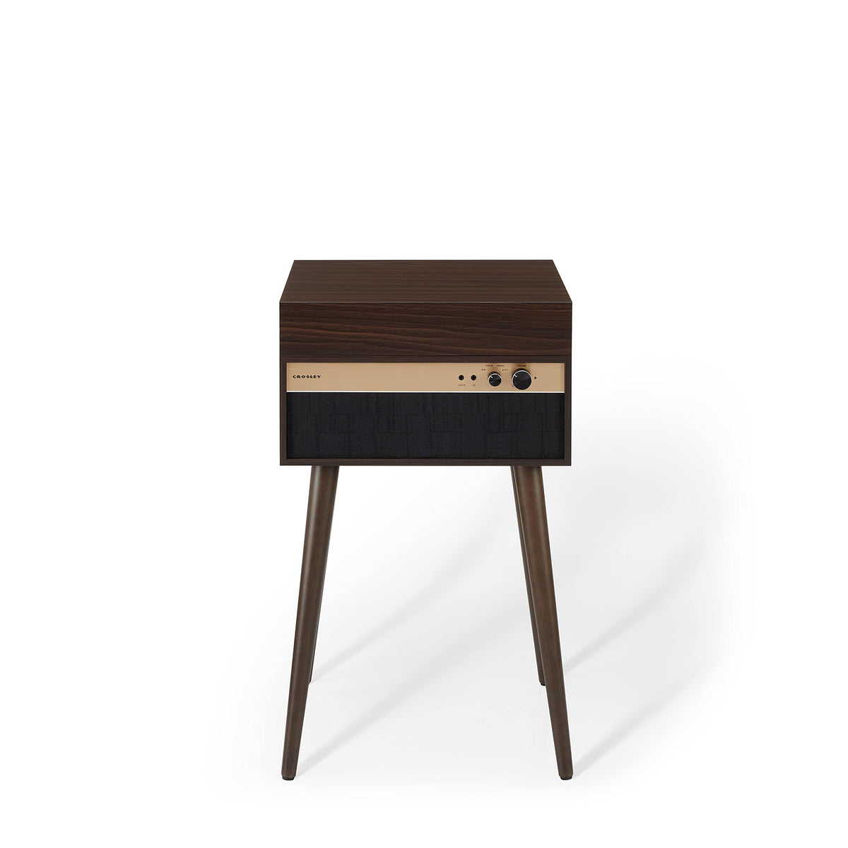 Crosley Jasper with built-in Bluetooth streams wirelessly to speakers for flexible listening.
