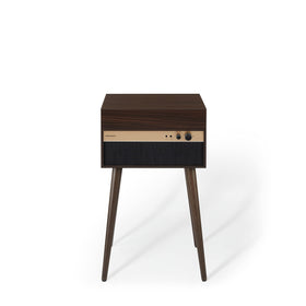 Crosley Jasper with built-in Bluetooth streams wirelessly to speakers for flexible listening.