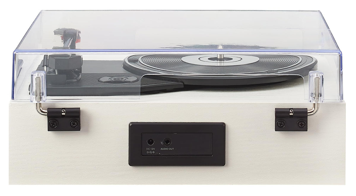 Crosley Miles supports 33 45 and 78 RPM records for versatility.
