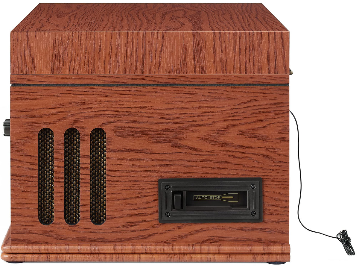 Crosley Musician headphone jack for private listening sessions