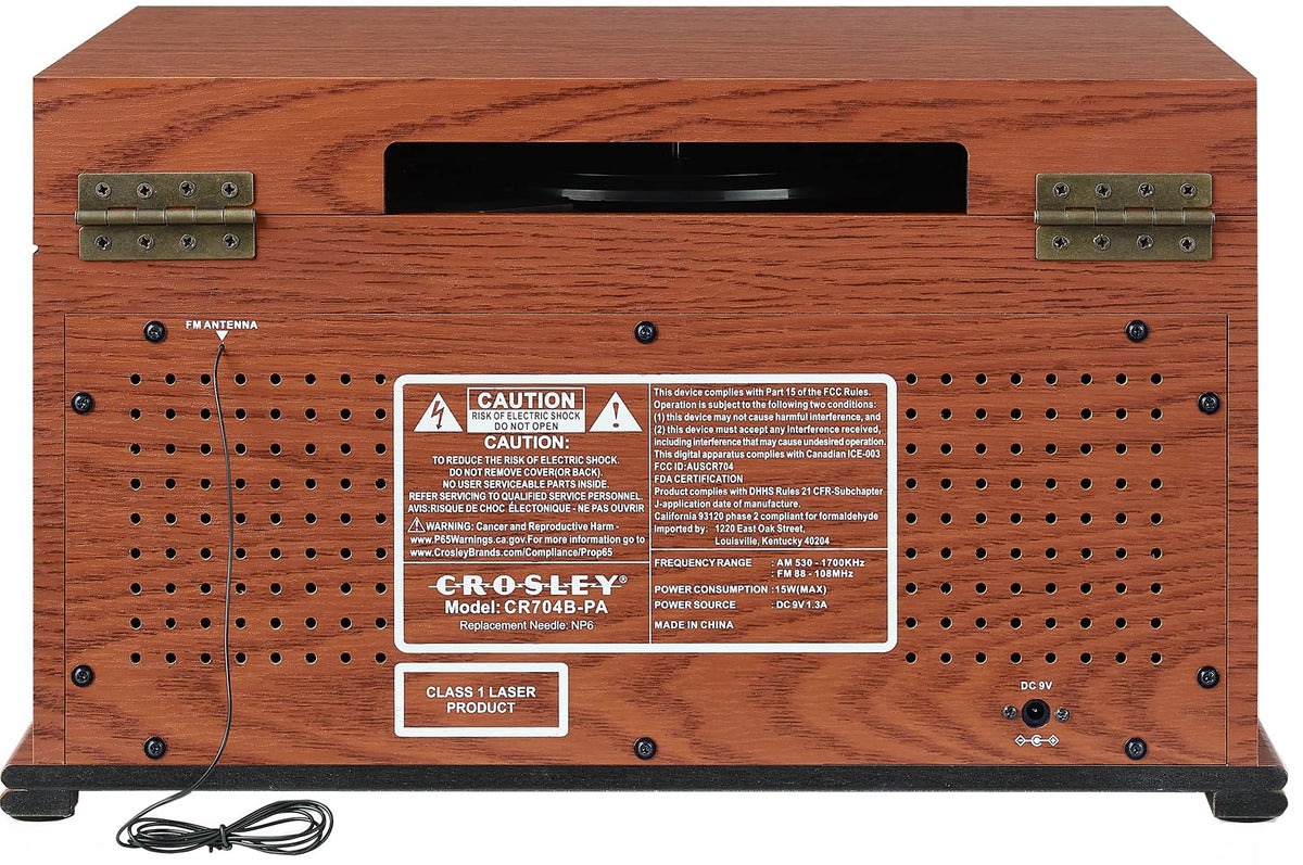 Crosley Musician retro cabinet design combining vintage charm with modern tech