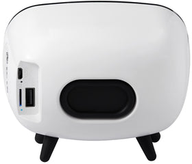 Crosley Rondo rechargeable battery enables wireless listening anywhere.