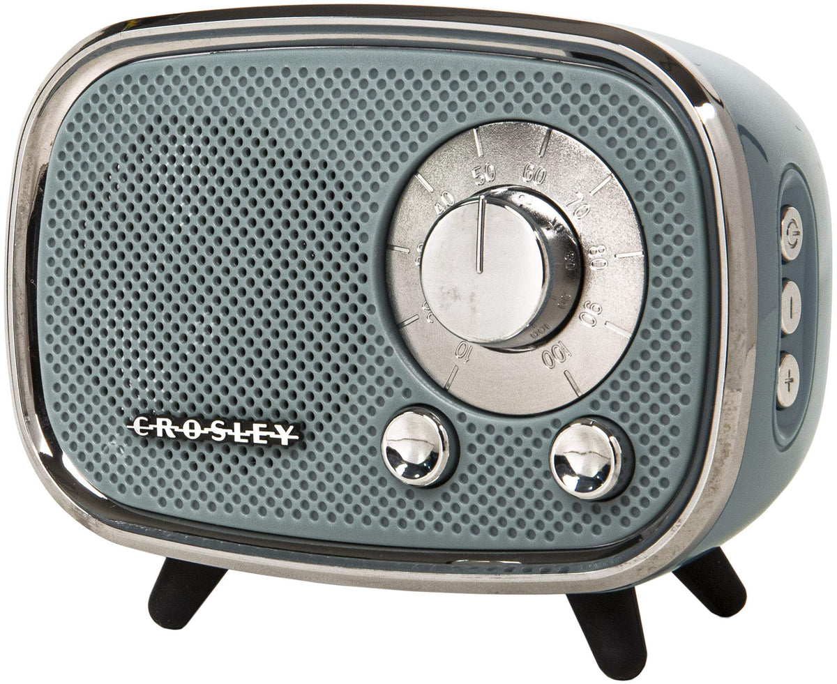 Crosley Rondo Tourmaline portable Bluetooth speaker with integrated mic for hands-free calls