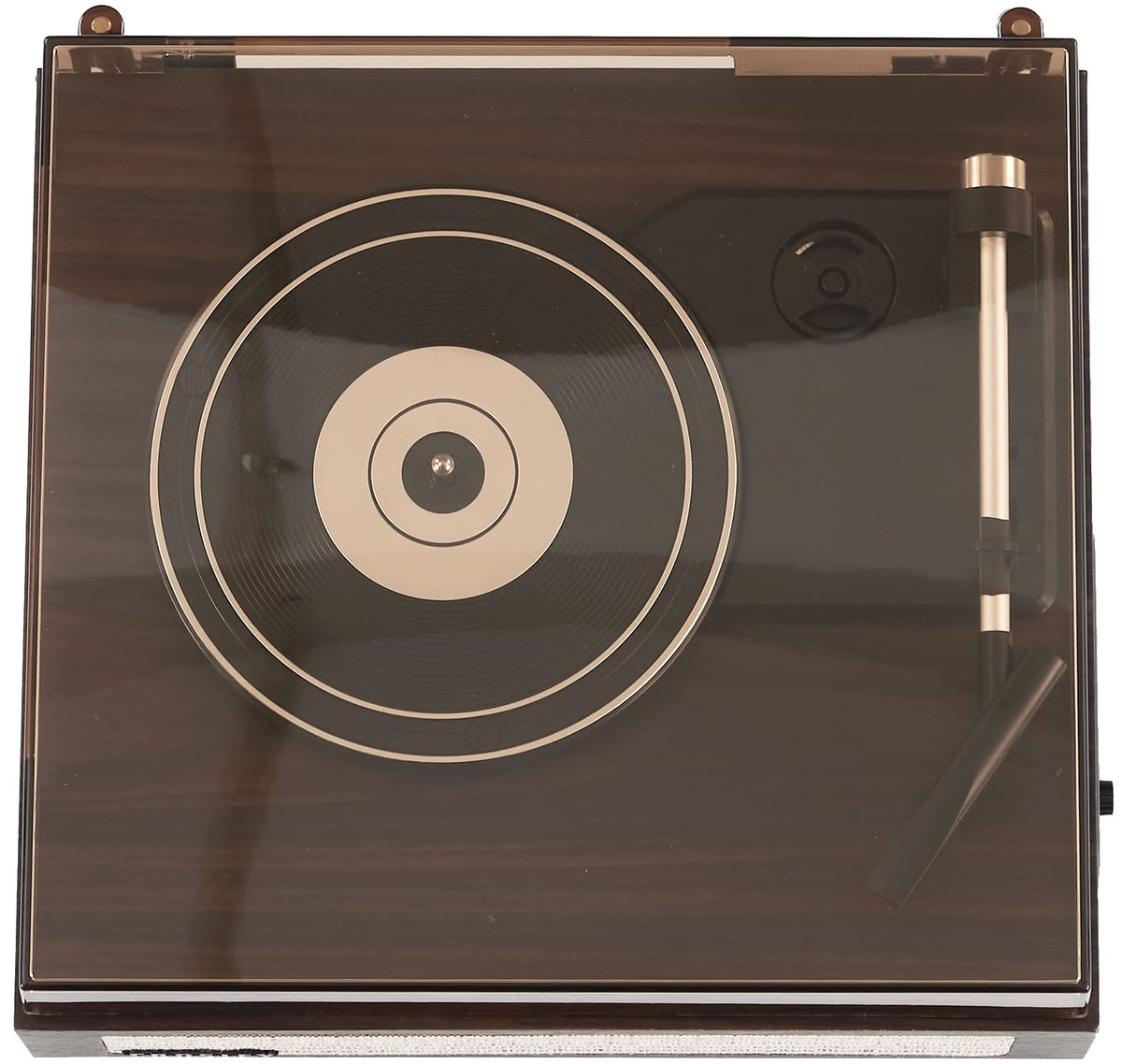 Crosley Scout aux-input image highlights easy connection to external devices