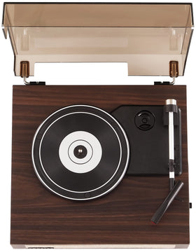 Crosley Scout Bluetooth-streaming image shows wireless listening from mobile devices