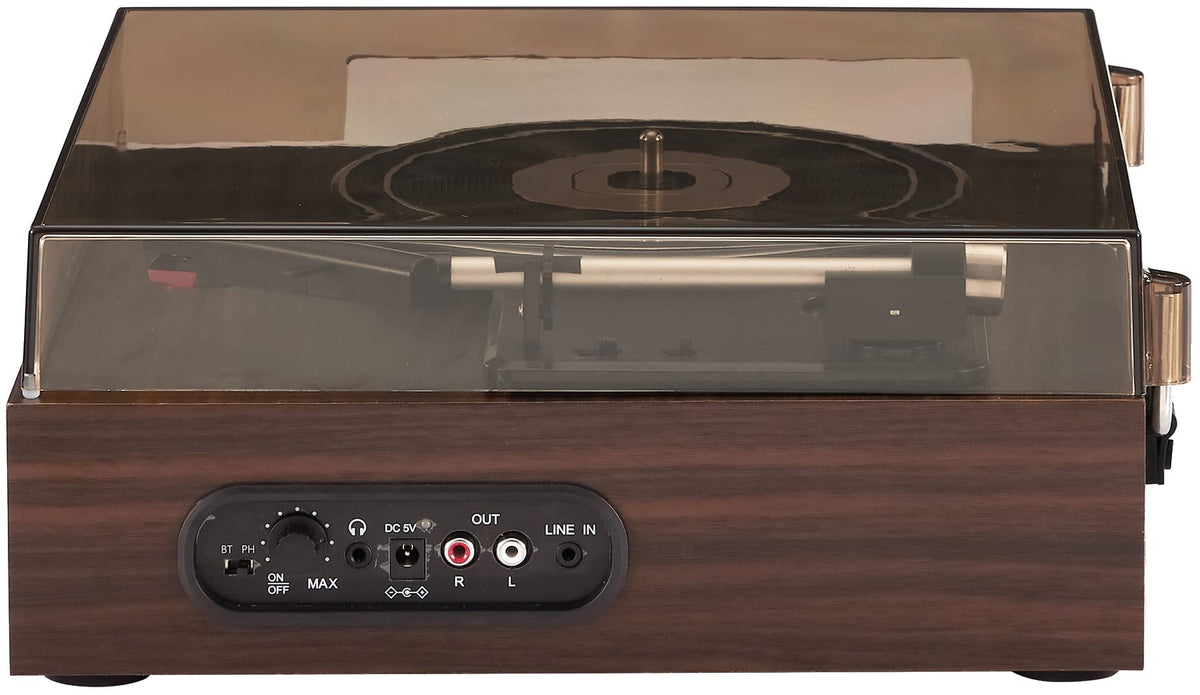 Crosley Scout built-in-speakers image demonstrates room-filling sound
