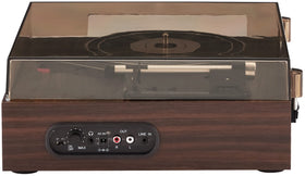 Crosley Scout built-in-speakers image demonstrates room-filling sound