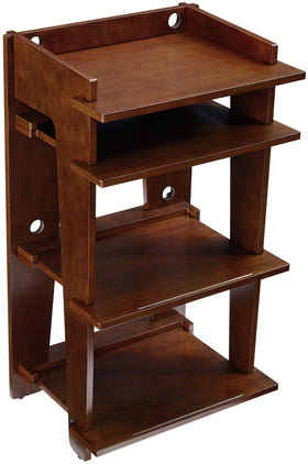 Crosley Soho cable management holes keep cords tidy and hidden.