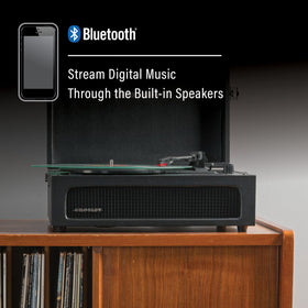 Crosley Voyager built-in speakers delivering full-range sound