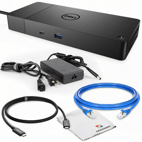 Crossery Dell WD19S front view showing sleek dock design and easy setup benefit