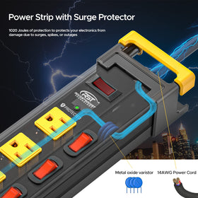 CRST 15A circuit breaker for safe operation in garages and workshops