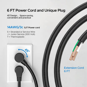CRST 45-degree plug design eases access in tight spaces.