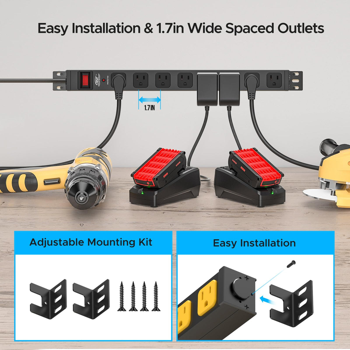 CRST compact 1.6-inch slim housing fits tight spaces and desks.