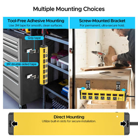 CRST 45° flat plug tucked behind furniture to save space and improve fit