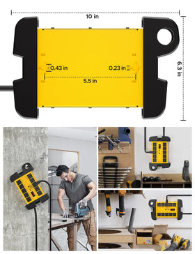 CRST powering tools on a workbench to show reliable workshop performance