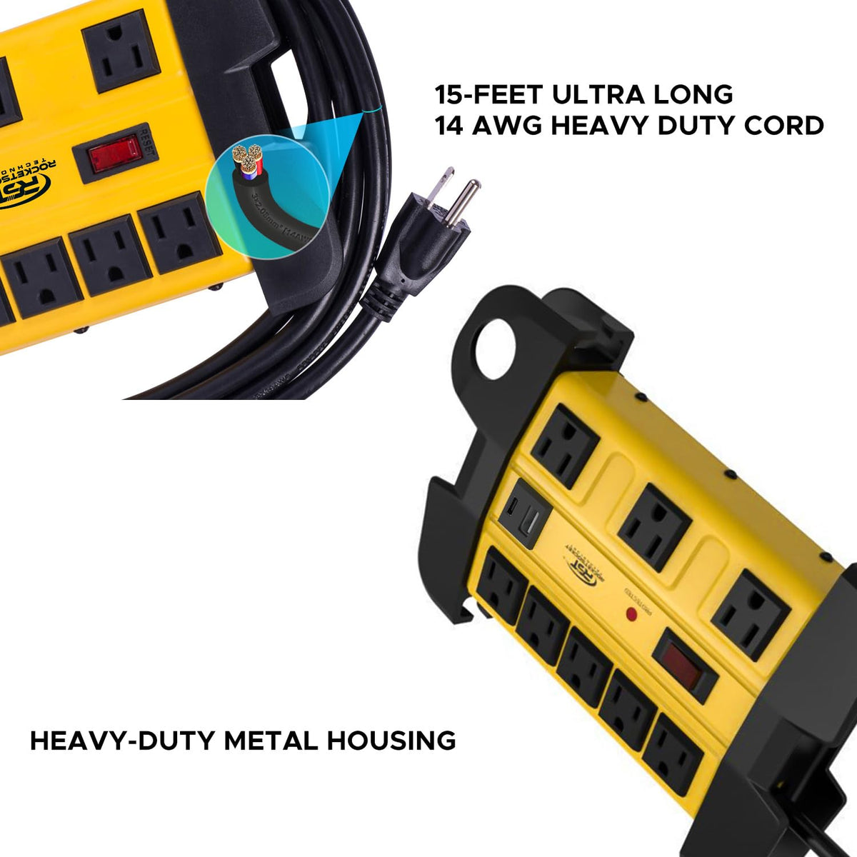 CRST detail of wide-spaced outlets fits bulky adapters benefit prevents blocked sockets